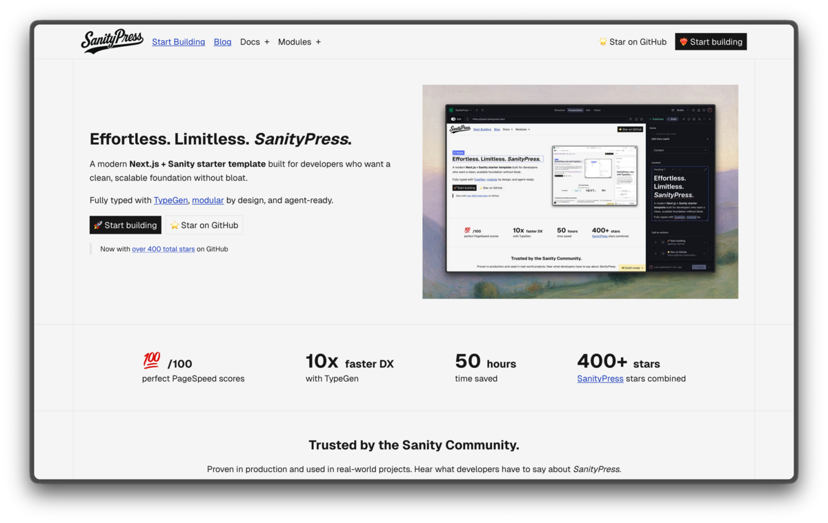 SanityPress with Typegen